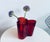 2000 - 2009 Iconic Alvar Aalto Savoy Vase Ruby Red Iittala Finland Scandinavian For Sale - Image 5 of 8