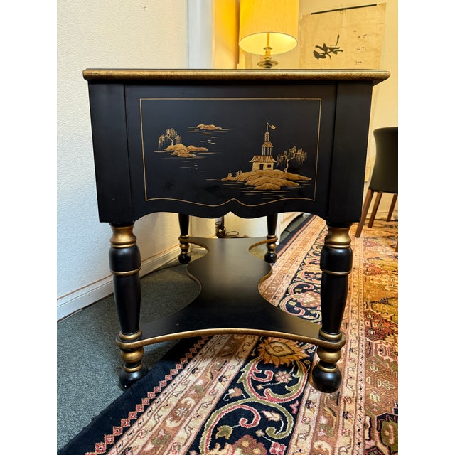 Chinoiserie Style Library Table For Sale - Image 10 of 12