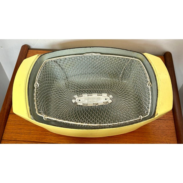 Le Creuset Raymond Loewy "La Coquelle" Casserole Dish With Insert For Sale - Image 9 of 10