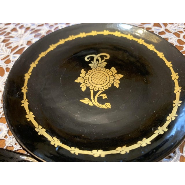 Lacquerware Cups and Saucers, 1960s, Set of 14 For Sale - Image 14 of 18