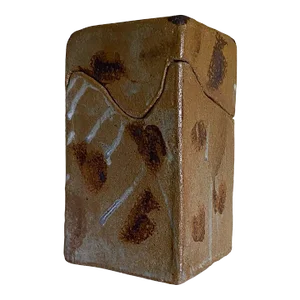 Mid 20th Century Studio Ceramic Box With Lid