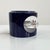 Night Blue Stacking Ceramic Table Lamp from Perdomello, Italy, 1970s For Sale - Image 4 of 10