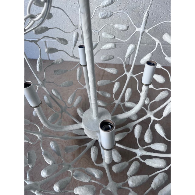 Stray Dog Designs White Landon Chandelier For Sale - Image 9 of 13