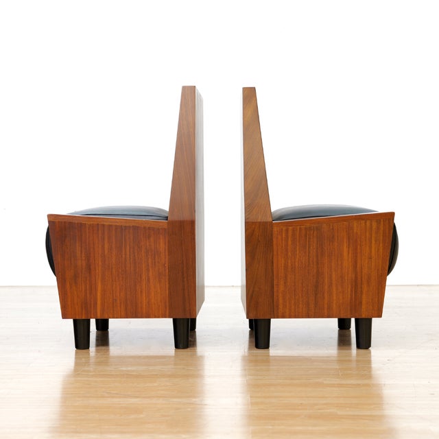Set of Six 1960s Post Modern Dining Chairs For Sale - Image 4 of 15