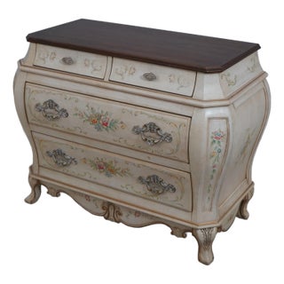 Pulaski Venetian Painted Finish 2 Over 2 Drawer Commode Chest For Sale