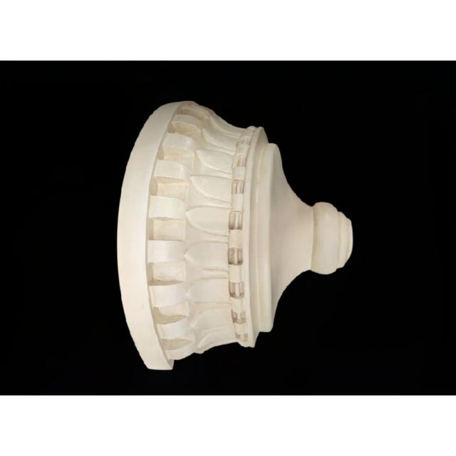 Traditional Vintage Off White Decorative Cut Out Wall Brackets Shelves- A Pair For Sale - Image 3 of 6