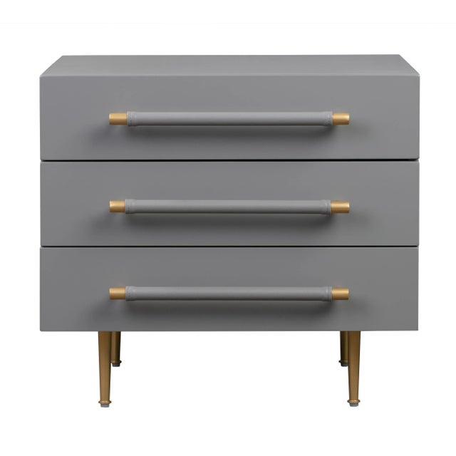 Simple yet brimming with understated elegance, the Trident nightstand offers modern appeal and stylish functionality....