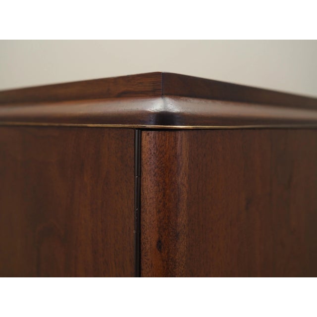 Vintage Danish Walnut Highboard, 1960s For Sale - Image 13 of 16