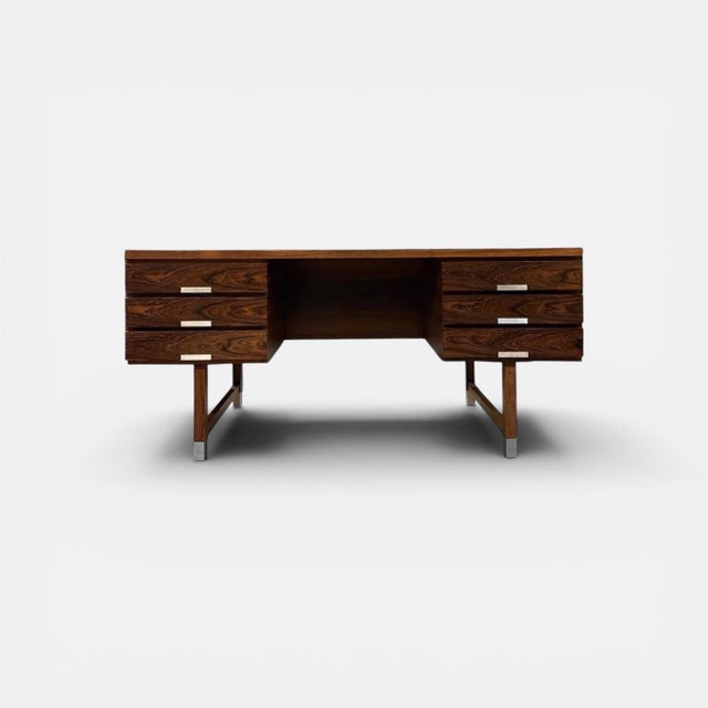 Danish Rosewood Model Ep-401 Freestanding Desk, 1960 For Sale - Image 9 of 9