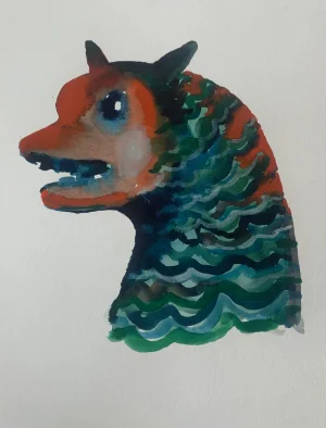 Hanna Ilczyszyn, Nocefresca (Milis, Sardinia), Watercolour, 2024