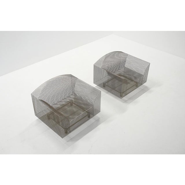 How High the Moon Armchairs by Shiro Kuramata for Vitra, Set of 2 For Sale - Image 6 of 10