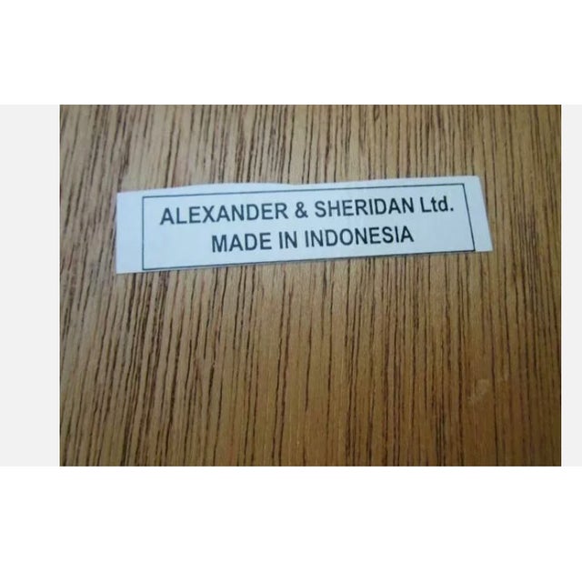 1970s 1970s Alexander & Sheridan Rattan Bamboo Dining Armchair Swivel Caster With Cushion- Set of 2 For Sale - Image 5 of 9