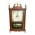 Antique 1800's Riley Whiting Eight Day Mantel Clock With Reverse Painted Glass Door For Sale
