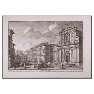 Giuseppe Vasi, Collegio De Neofiti, Etching, Late 18th-Century For Sale