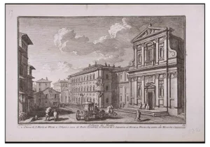 Giuseppe Vasi, Collegio De Neofiti, Etching, Late 18th-Century