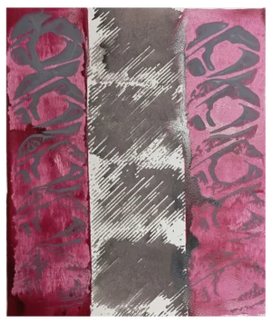 André-Pierre Arnal, Composition, Mixed Media on Paper, 2012