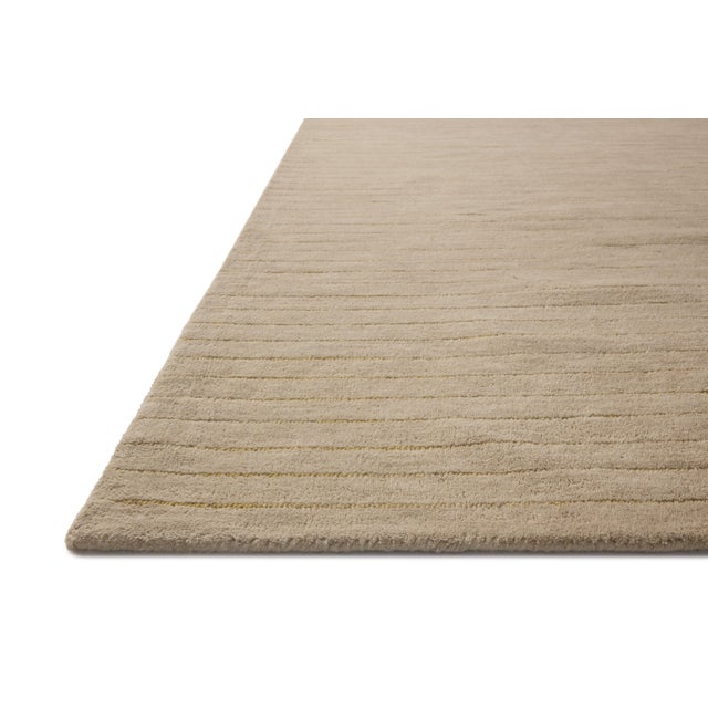 Contemporary Chris Loves Julia x Loloi Henry Beige / Wheat 3'-6" x 5'-6" Accent Rug For Sale - Image 3 of 6
