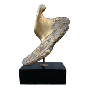 Abstract Figurative Bronze Sculpture by Daisy Nasser