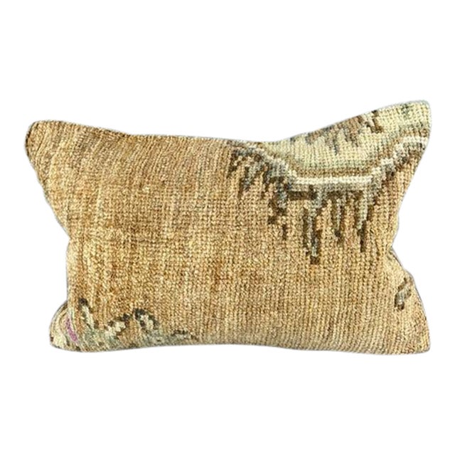 16 x 24 Rug Pillow Aegean Reverie Turkish Pillow Cushion Cover For Sale