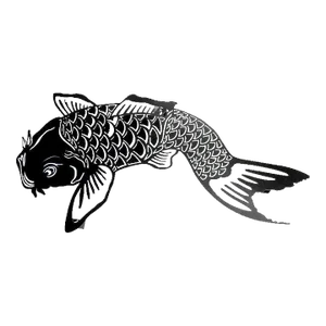 Designer Metal Koi Fish Multi-Purpose Space Organizer