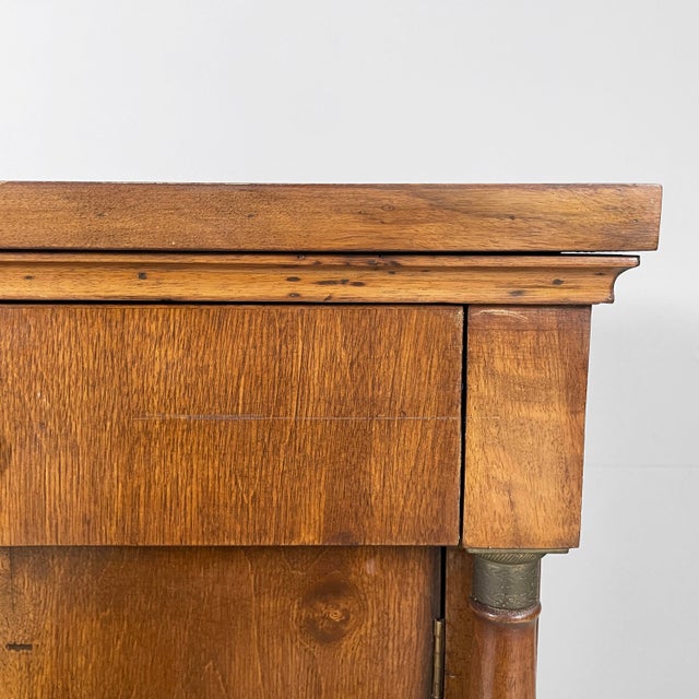 19th Century Empire Italian Bedside Tables in Wood, Set of 2 For Sale - Image 9 of 15