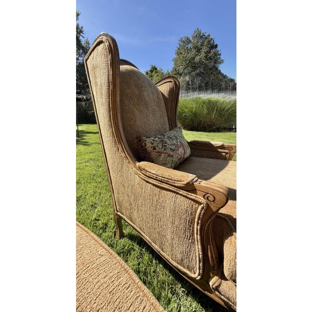 Pair of Louis XV-Style Pheasant & Botanical Upholstered Fauteuil Armchairs For Sale In New York - Image 6 of 18