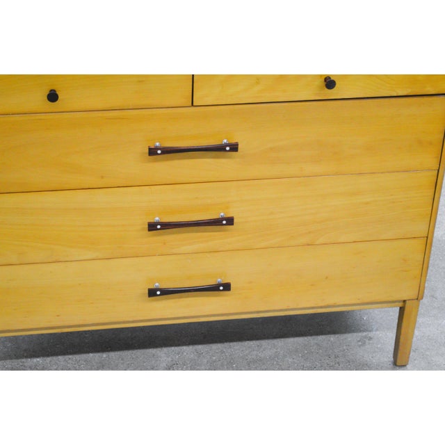 Paul McCobb Perimeter Group Attribute Maple Rosewood Aluminum Dresser For Sale - Image 15 of 16
