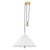 2020s Mark D. Sikes 1 Light Dorset Pendant, Aged Brass For Sale - Image 5 of 5