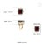 Not Yet Made - Made To Order Big 14.54 CTW Garnet Halo Diamond Cocktail Ring Size 7 in 14k Gold For Sale - Image 5 of 10