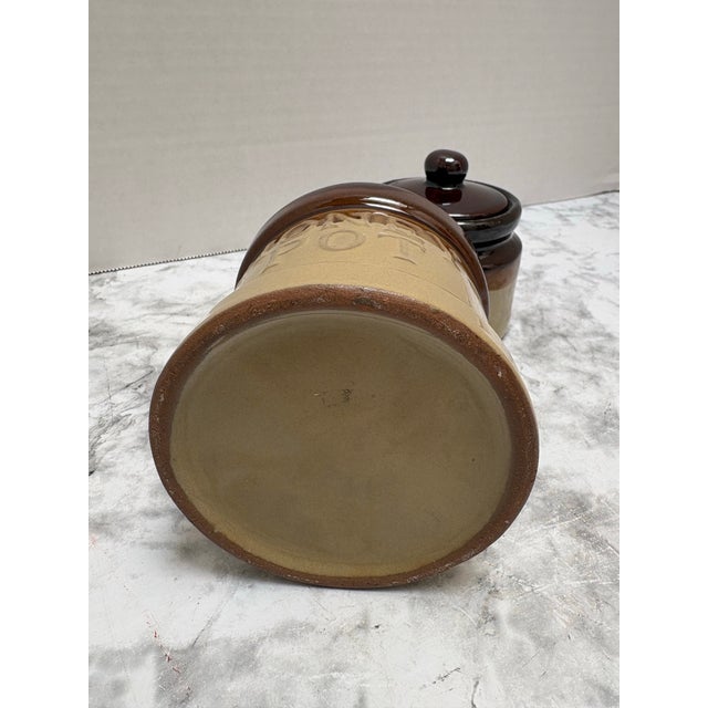 Midcentury Set of Two Americana Pottery Containers For Sale - Image 4 of 7