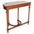 Wax-Polished Walnut Demi-Lune Console Table attributed to Bassanos Ebanistery, 1920s, in Very Good conditions. Designed...