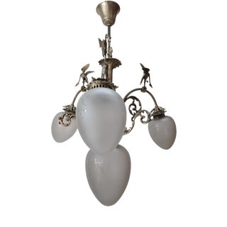 Vintage Art Deco Pendant Lamp, 1920s For Sale