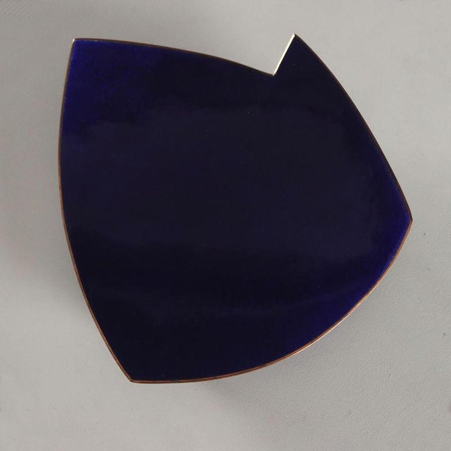 Enamelled Copper Centerpiece attributed to Studio Del Campo For Sale - Image 5 of 10