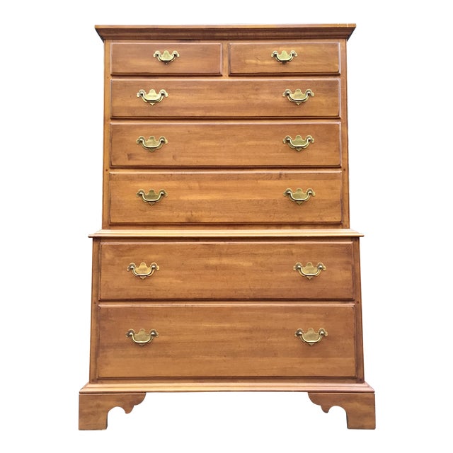 Ethan Allen 1776 Collection Maple Dresser Bureau Chairish