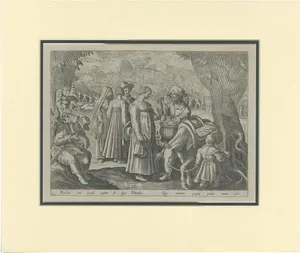 Catching Doves in Renaissance Europe, 1615, Paper