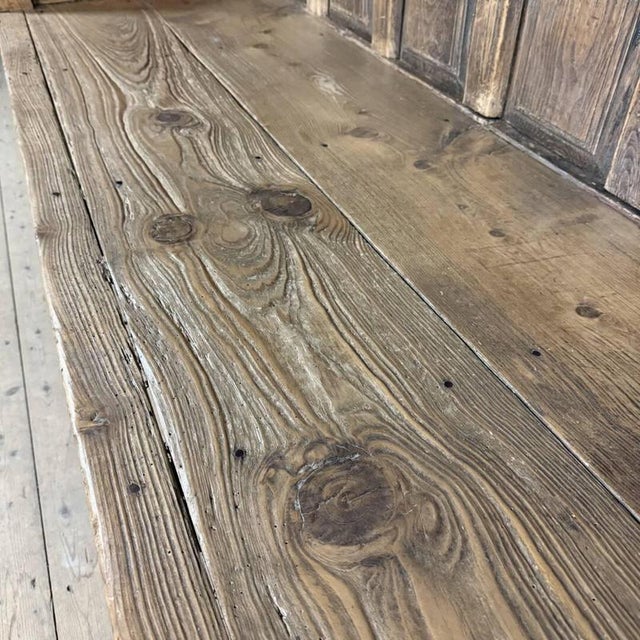 Antique Spanish Wooden Bench, 19th Century For Sale - Image 16 of 18