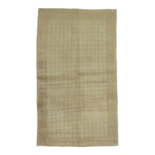 Neutral Mid 20th Century Turkish Rug For Sale