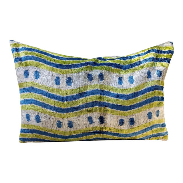 Ridgewood Silk Velvet Lumbar Pillow For Sale
