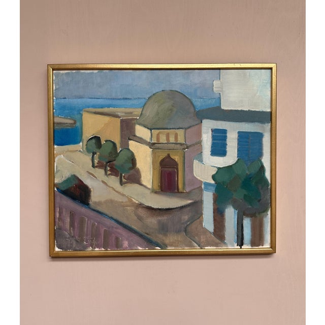 L. Wilton, Rhodes, 1962, Oil Painting on Canvas, Framed For Sale - Image 6 of 18