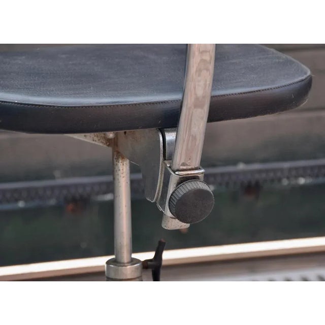 Vintage Adjustable Doctors Chair For Sale - Image 6 of 11