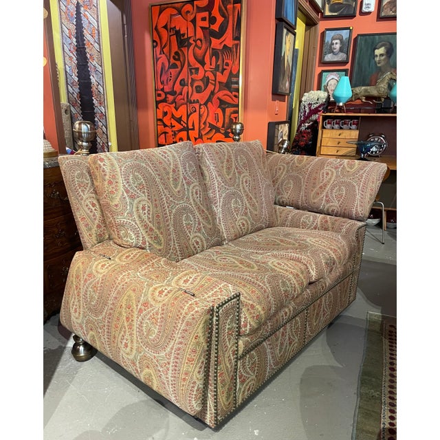 Wood Traditional Knole Sofa For Sale - Image 7 of 12