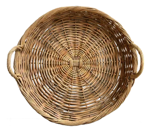 Large Early 20th Century French Style Winnowing Basket