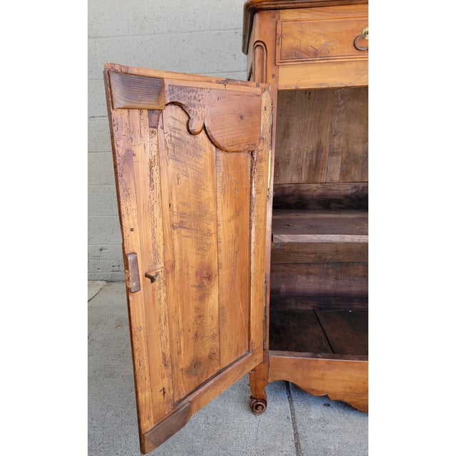 Antique French Country Buffet Louis XV Early 19th Century For Sale - Image 14 of 18