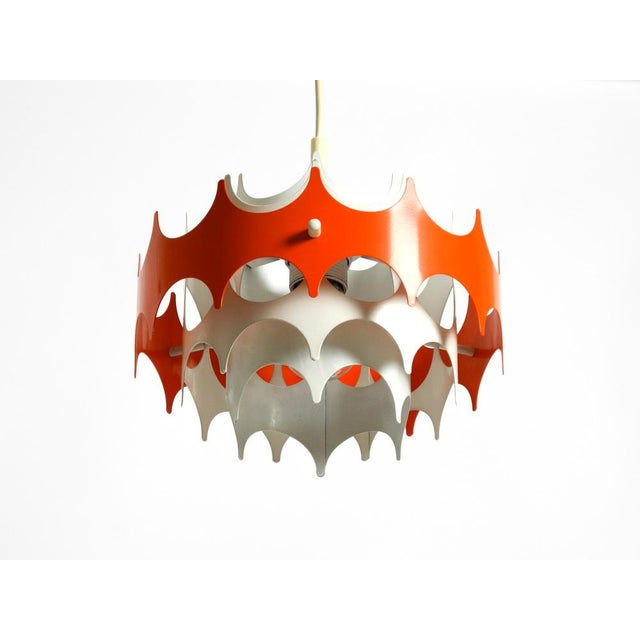 Space Age Metal Pendant Lamp from Doria Leuchten, 1960s For Sale - Image 9 of 18