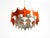Space Age Metal Pendant Lamp from Doria Leuchten, 1960s For Sale - Image 9 of 18