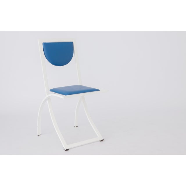 Metal Set of Vintage Dining Chairs by Karl Friedrich Förster for Manufacturer KFF, 1980s For Sale - Image 7 of 11