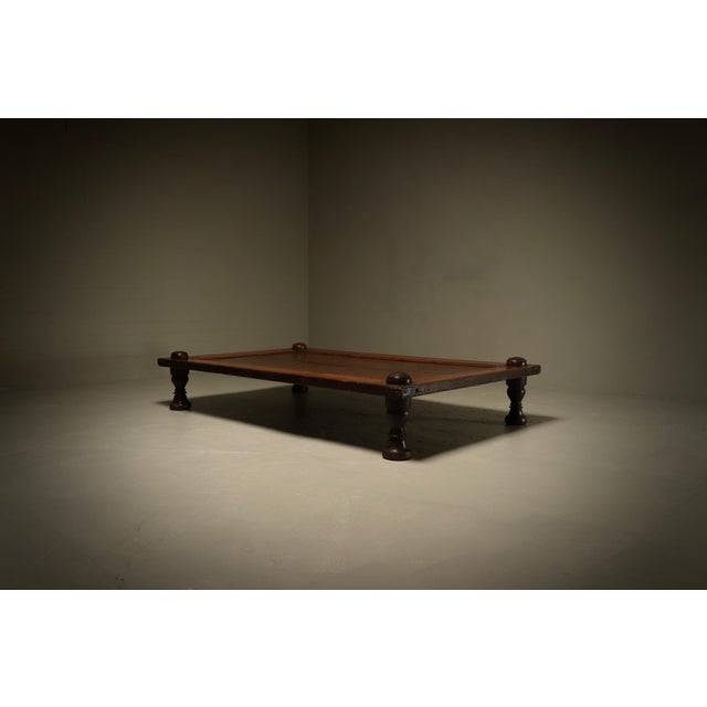 North Indian Teak Daybed, 19th Century For Sale - Image 3 of 13