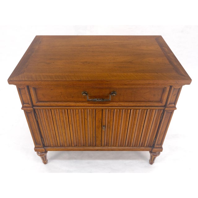 Baker One Drawer 2 Doors End Table Night Stand MINT!