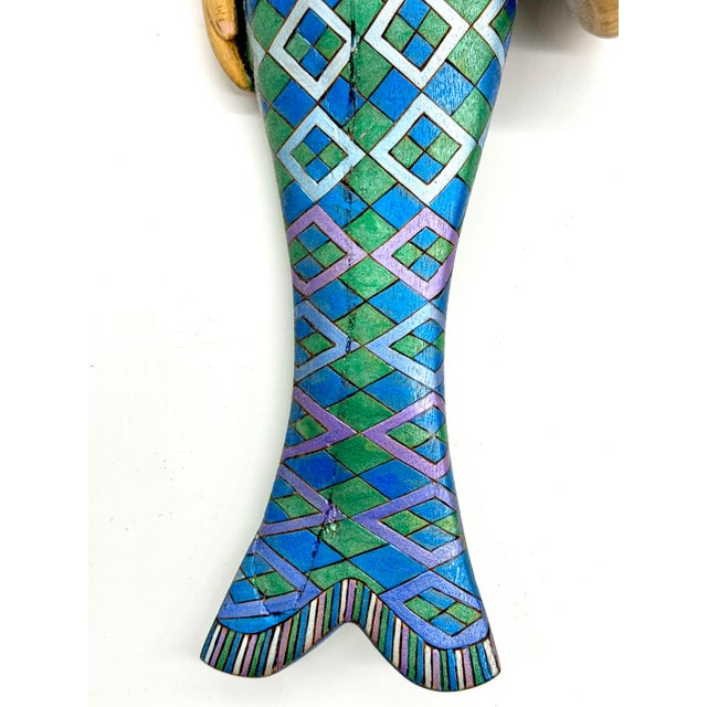 Early 21st Century Mermaid Figurine in the Style of Native American Arts & Crafts For Sale - Image 5 of 12