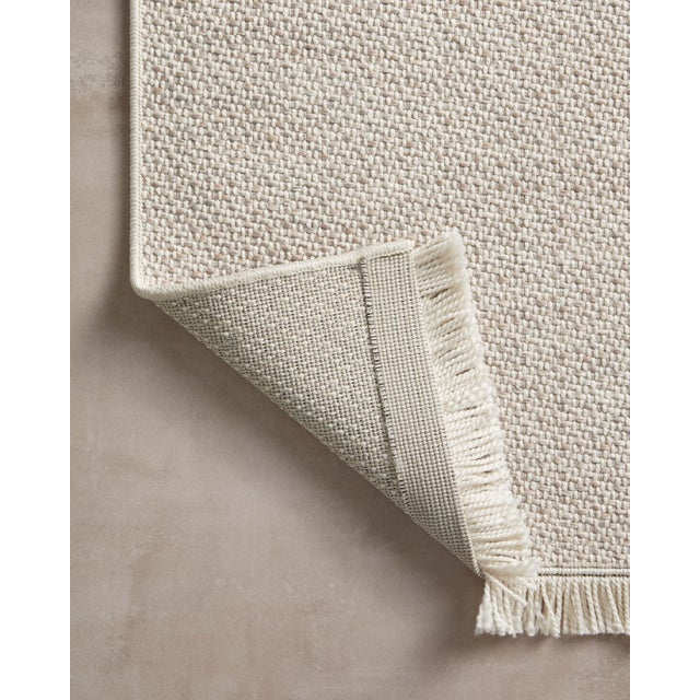 2020s Amber Lewis x Loloi Malibu Ivory / Dove 3'-9" x 5'-9" Accent Rug For Sale - Image 5 of 6
